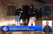Una banda de asaltantes fue desarticulada en Guayaquil