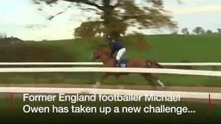 Michael Owen takes on jockey challenge-Sports News