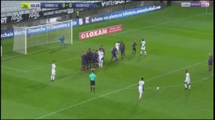 Gael Kakuta Deflected Free Kick Goal vs Dijon (1-0)