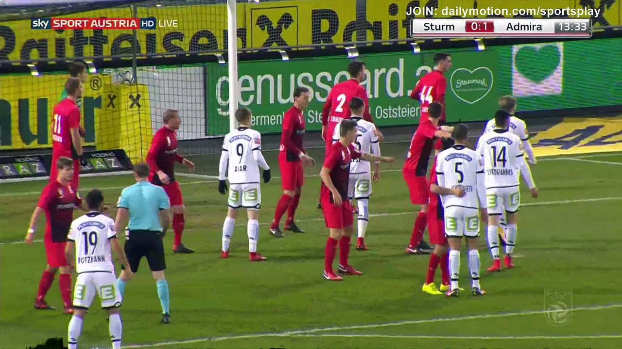 Christian Schoissengeyr Goal HD - Sturm Graz 1 - 1 Admira - 28.11.2017 (Full Replay)