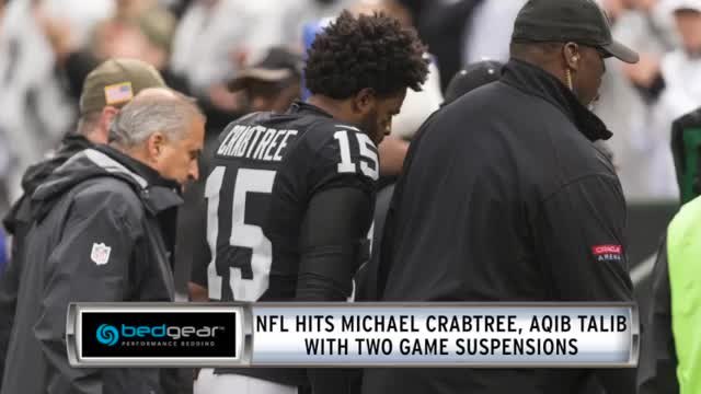 NFL Hits Michael Crabtree, Aqib Talib With Two-Game Suspensions