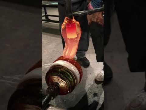 Instructors Show Military Personnel How to Make a Glass Coil Pot