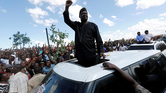 Kenya opposition leader Odinga rally broken up by police