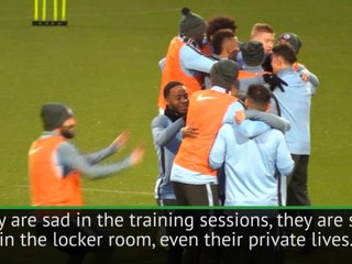 All smiles for Guardiola after City's winning run