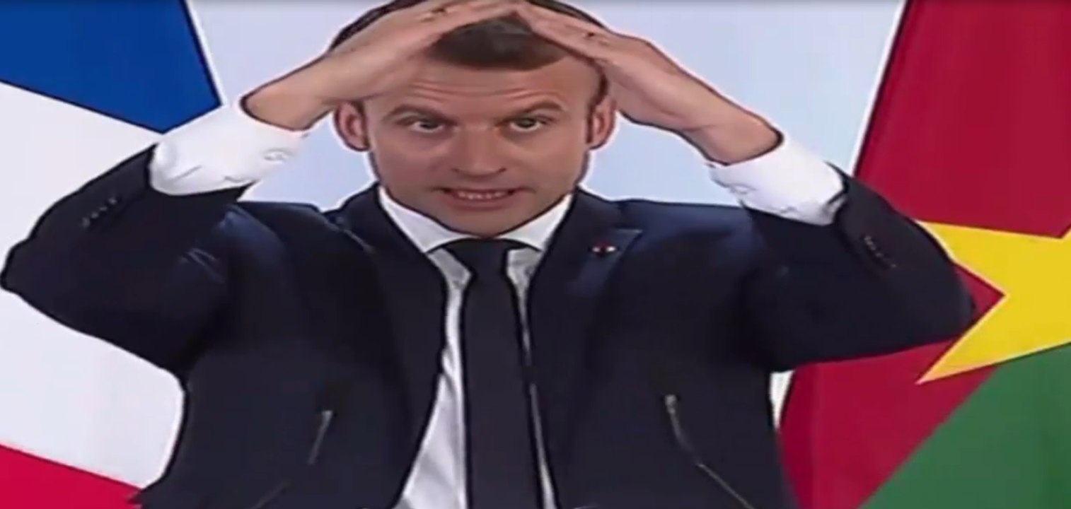 Le président Burkinabé Kaboré humilié par Emmanuel Macron devant les étudiants