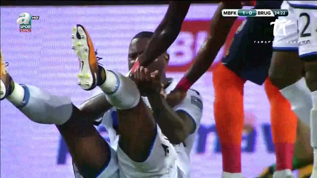 GENİŞ ÖZET l BAŞAKŞEHİR 2 0 CLUB BRUGGE l ŞAMPİYONLAR LİGİ ELEME