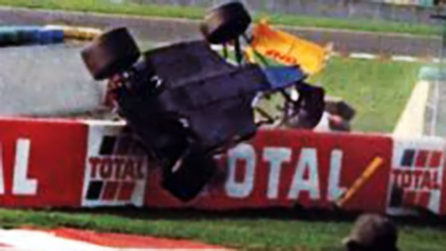Marco Campos fatal crash at Magny Cours (15 October 1995) F3000