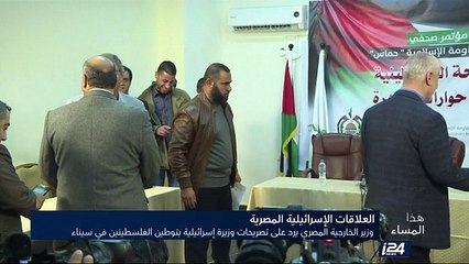 وزير الخارجية المصري يرد على تصريحات وزيرة إسرائيلية بتوطين الفلسطينيين في سيناء