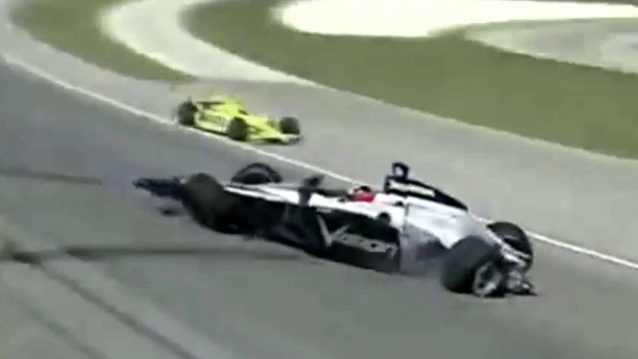 Paul Dana fatal crash at Homestead Miami Speedway (26 March 2006)