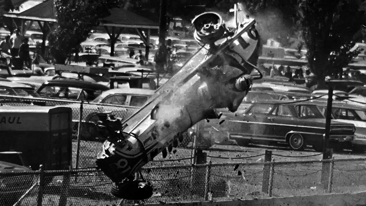 Bill Horstmeyer fatal accident at Illinois State Fairgrounds Racetrack (August 22, 1964) THE MOST COMPLETE FOOTAGE