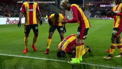 Djiman Koukou Goal HD - Lens 1 - 0 AC Ajaccio - 28.11.2017 (Full Replay)