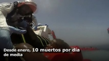 Más de 3.000 personas mueren en el Mediterráneo por cuarto año consecutivo