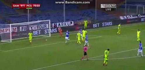 Dawid Kownacki 2nd Goal HD - Sampdoria 4-1 Pescara 28.11.2017