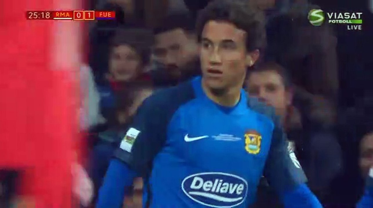 Luis Milla  Goal HD - Real Madrid	0-1	Fuenlabrada 28.11.2017