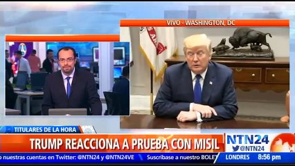 “Nos encargaremos de esa situación”: Donald Trump sobre lanzamiento de misil por Corea del Norte