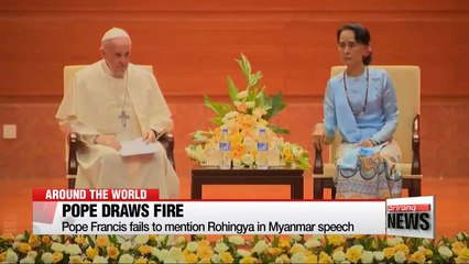 Télécharger la video: Pope Francis avoids mention of Rohingya in Myanmar speech