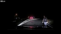 Police Officer Nearly Struck By Car During Traffic Stop