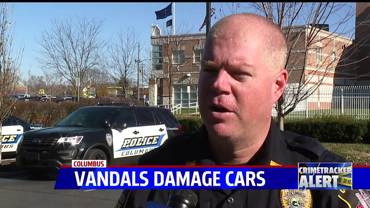 Vandals Caught on Camera Damaging Car at Random