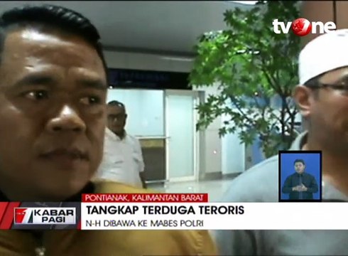 Pemindahan Terduga Teroris ke Mabes Polri Jakarta