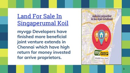 Land For Sale In Singaperumal Koil