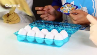 Avoid the water bomb hidden inside the eggs! Random game Egged On _ CarrieAndPlay-Iqy8ta2Ziq0