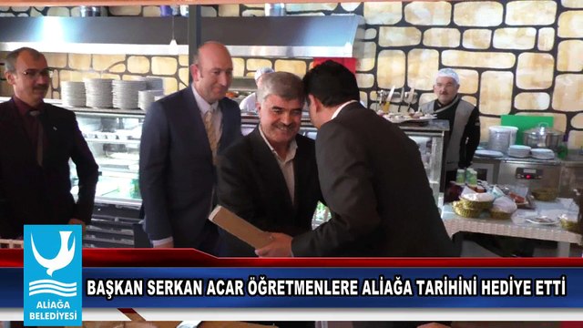 Başkan Serkan Acar Öğretmenlere Aliağa Tarihini Hediye Etti