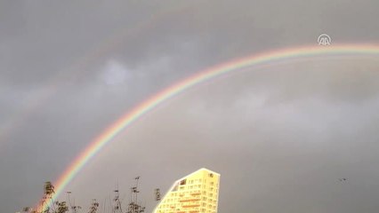 Gökkuşağı Güzel Görüntüler Oluşturdu