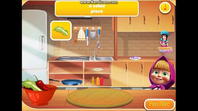 Maşa Koca Ayı İçin Hamburger Yapıyor Yeni Çizgi Film