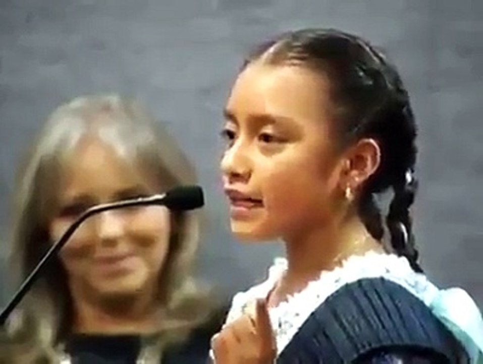 Una niña indígena que sacude al mundo con su discurso sobre