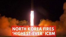 North Korea launches 'highest-ever' ICBM that puts Washington, DC in range