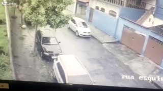 Carjacker successfully takes a car and then gets shot and killed by the owner