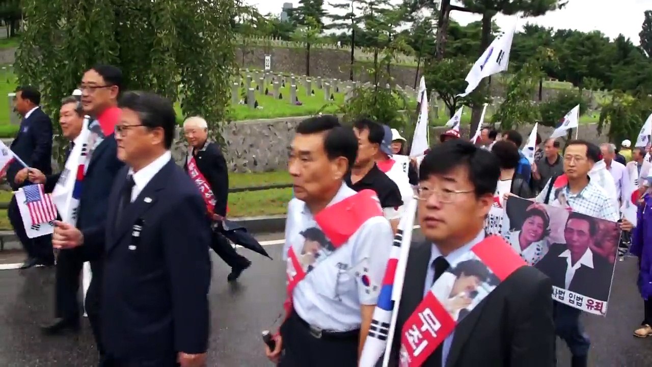 국립현충원_ 하늘도 통곡했다.육영수여사 서거 43주년 추도식