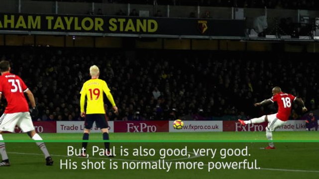 Mourinho shocked Pogba gave Young 'permission' to take free-kick