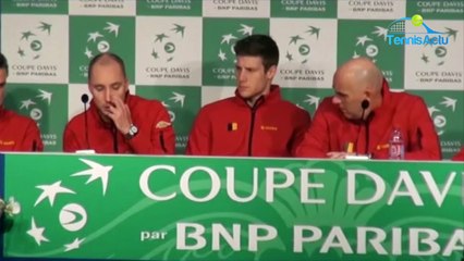 Coupe Davis 2017 - FRA-BEL - Steve Darcis : "J'ai été mauvais, je me suis fait exploser, je me suis pris 2 branlées"