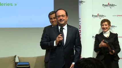 Humour politique: Hollande lauréat du Grand prix 2017