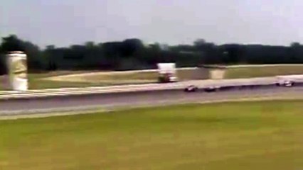 Chip Ganassi seriously injured in a last lap crash with Al Unser Jr. at Michigan 500 (July 22, 1984)