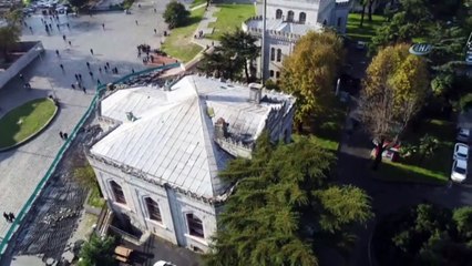 İstanbul Üniversitesi Yangın Sonrası Havadan Görüntülendi