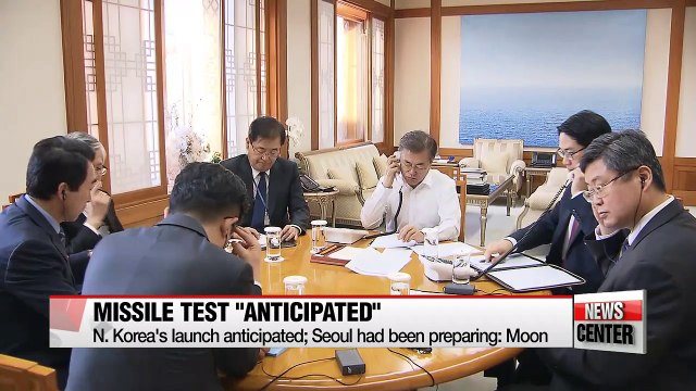 Moon, Trump, Abe condemn N. Korea's missile test; Moon warns N. Korea Behave, or else