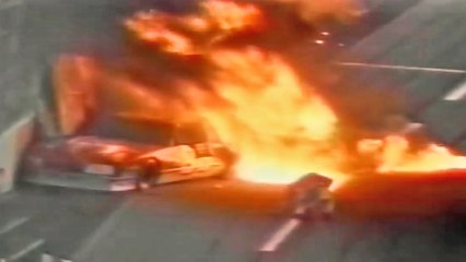 Gary Batson fatal crash at Charlotte (15 May 1992) NASCAR