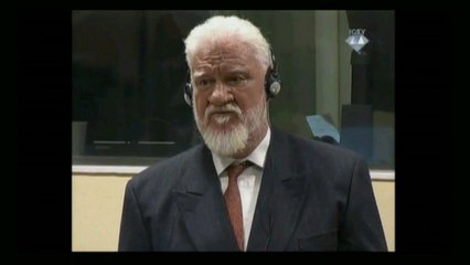 TPIY: le Croate de Bosnie Slobodan Praljak "est mort près avoir bu du poison"