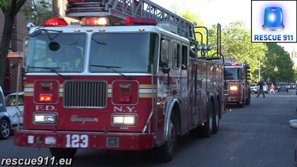 FDNY Ladder Truck 123 + Engine 234