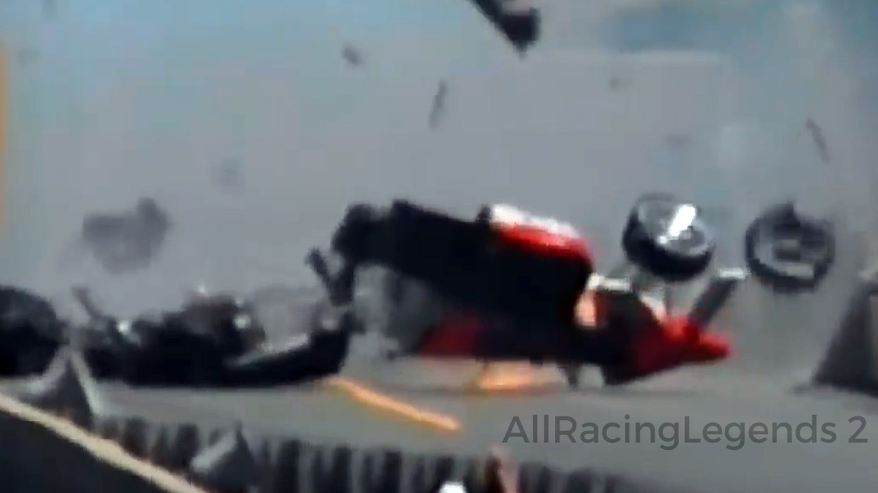 Kevin Cogan nearly fatal crash at Indy 500 (28 May 1989) All Angles
