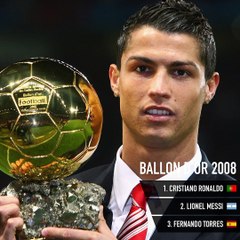 Les 9 derniers vainqueurs du Ballon d'Or