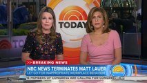Le présentateur super star des matinales de la télé américaine Matt Lauer viré après les accusations d'une femme
