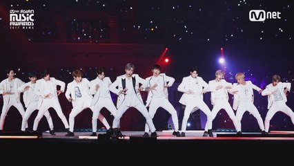 [2017 MAMA in Japan] Wanna One(워너원)_INTRO + Burn It Up(활활) Prequel Remix_2017마마