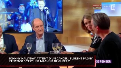 Johnny Hallyday atteint d'un cancer : Florent Pagny l'encense "c'est une machine de guerre" (vidéo)