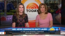 Trump Tweets About NBC News Anchor Matt Lauer's Firing