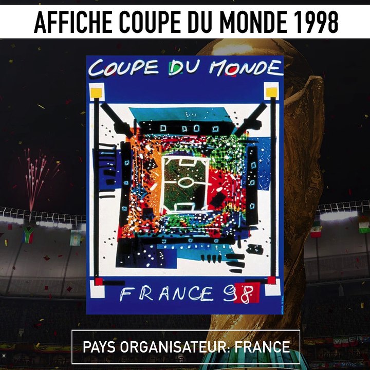 Les affiches de la Coupe du Monde depuis 1998