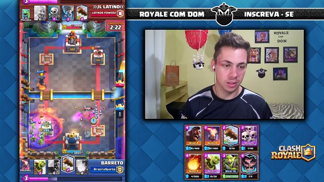 O MELHOR deck Bait com CORREDOR! Estratégias Avançadas Ft. Barreto #Royale com Mitos #2