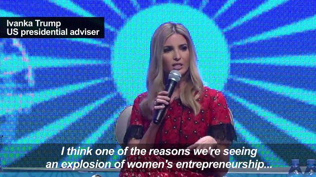 Ivanka Trump discusses women in the workplace at India summit